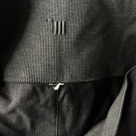 Lululemon Womens 8 Dark Heather Gray Seamless Crop Capri Pants Workout - Picture 8 of 8